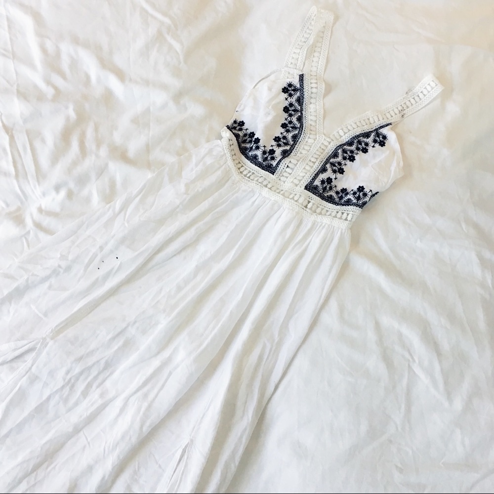 White Bubba Maxi Dress